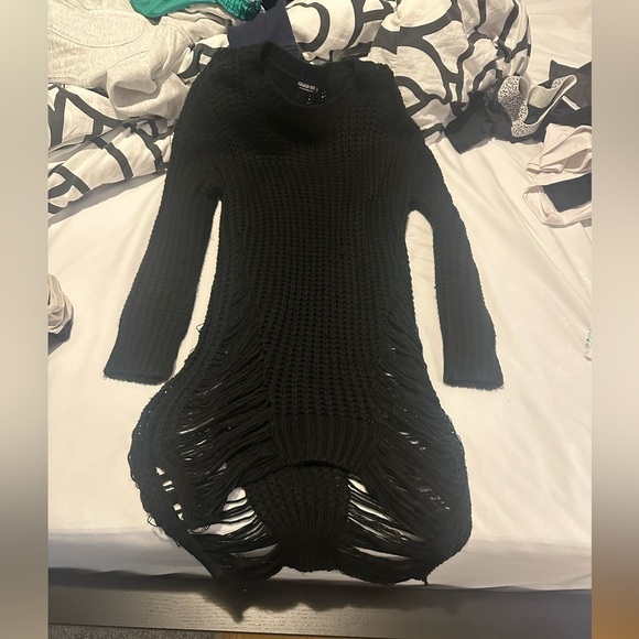 Fashion Nova Dresses & Skirts - Fashion Nova Black Knit Sweater
